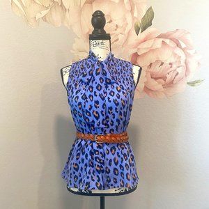 Ann Taylor Animal Print Top